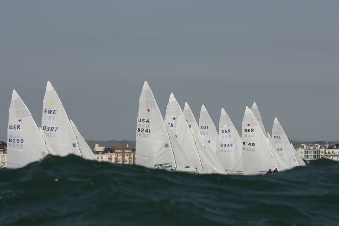 Stars racing at Weymouth, the 2012 Olympic venue