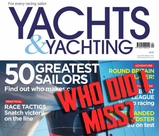 The World's 50 Greatest Sailors