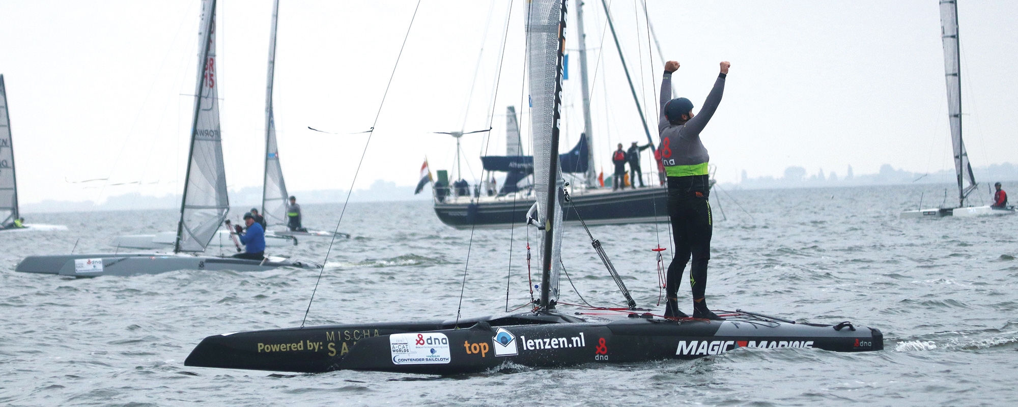 Mischa Heemskerk How to tack the foiling A Class Catamaran