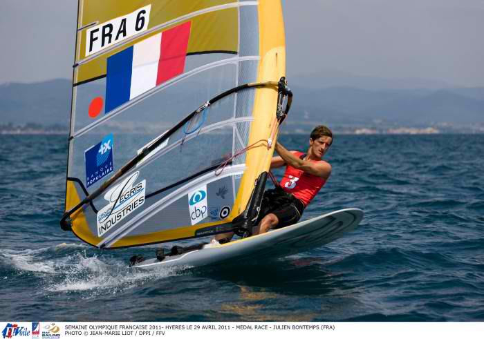 Julien Bontemps (FRA) comes into London 2012 as the Men’s RS:X World Champion