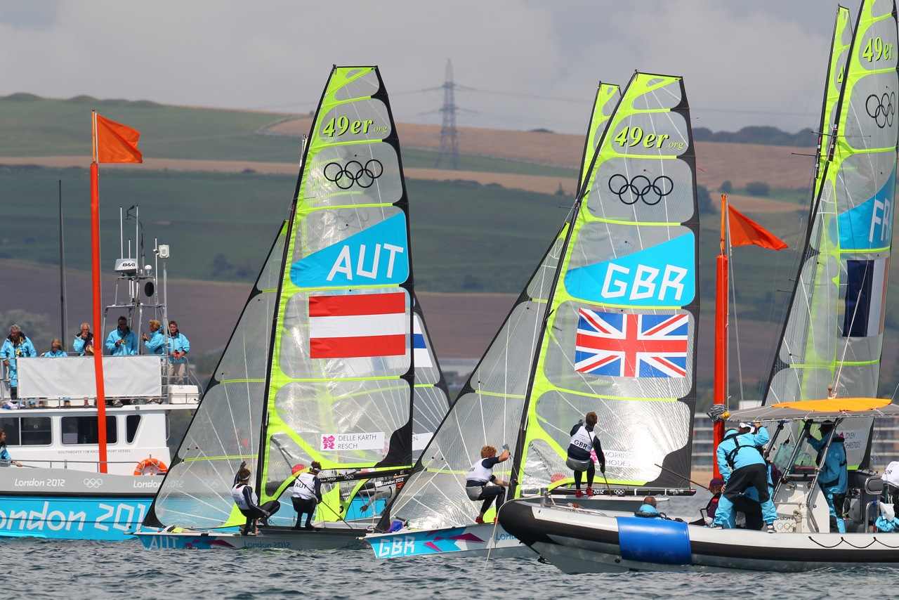 Start of the 49er medal race