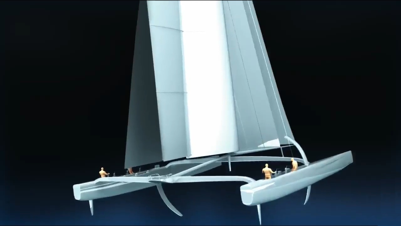 AC72 catamaran for the next America's Cup