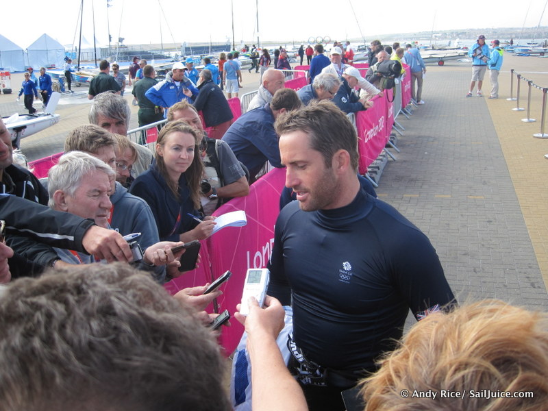 Ben Ainslie media Olympics