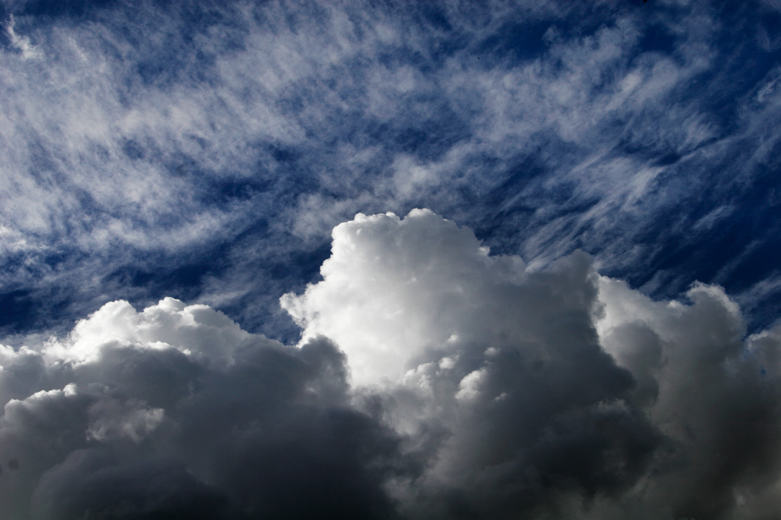 Cumulus clouds over Melbourne