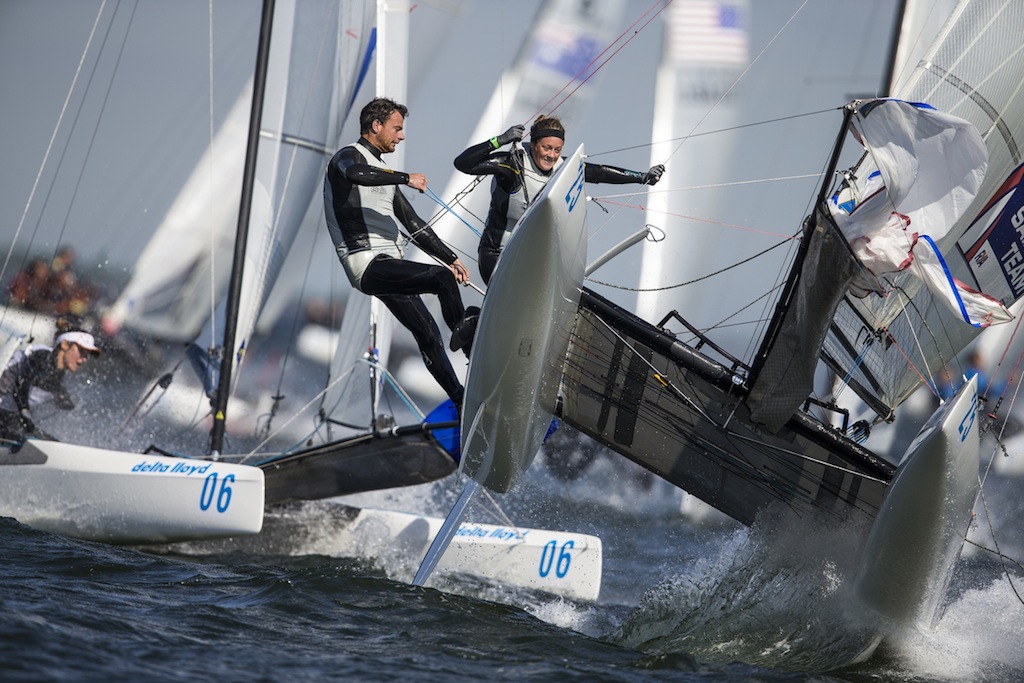 Nacra 17 racing