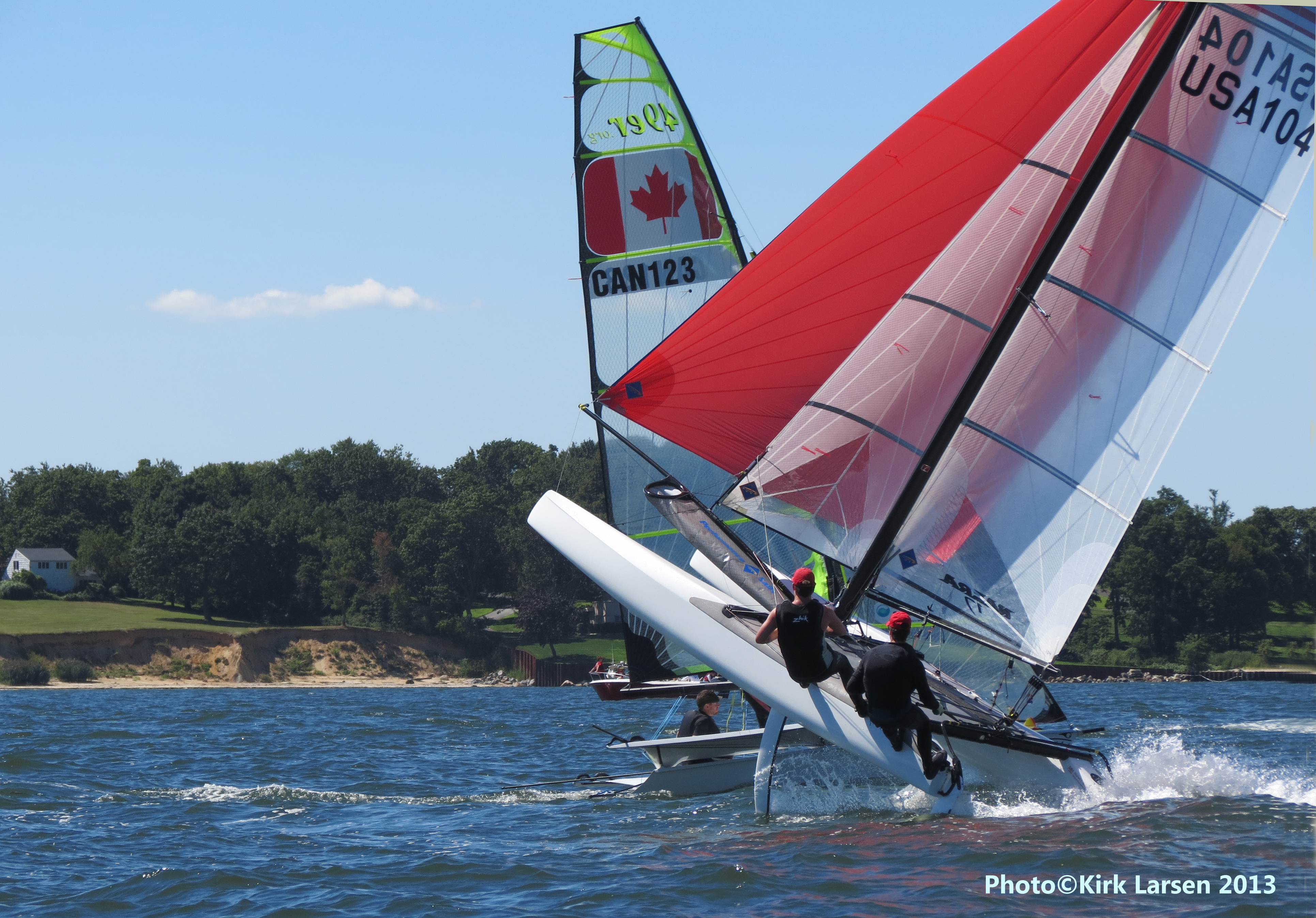 Nacra 17 cartwheel