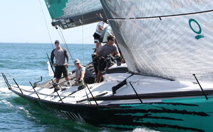 Terry Hutchinson looking to leeward