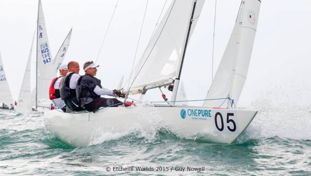 Skip Dieball and team winning the Etchells Worlds in 2015