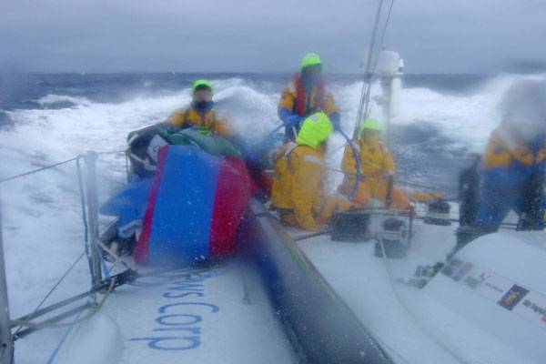 Downwind surfing in Volvo Ocean Race