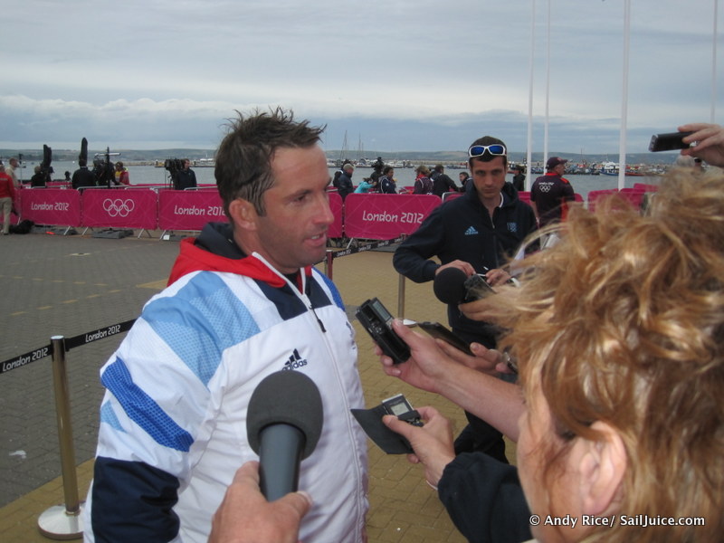 Interview with Ben Ainslie - Olympics Day 2