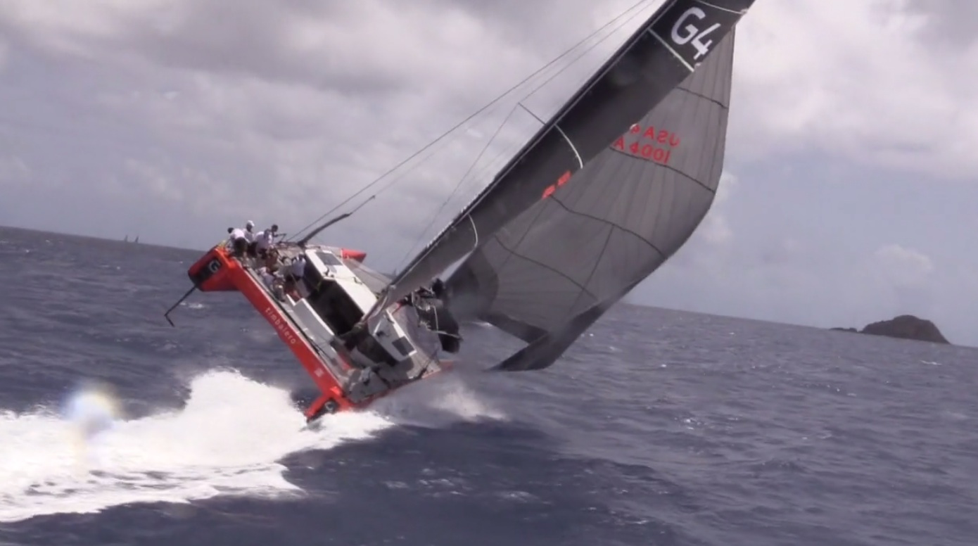 foiling gunboat capsize