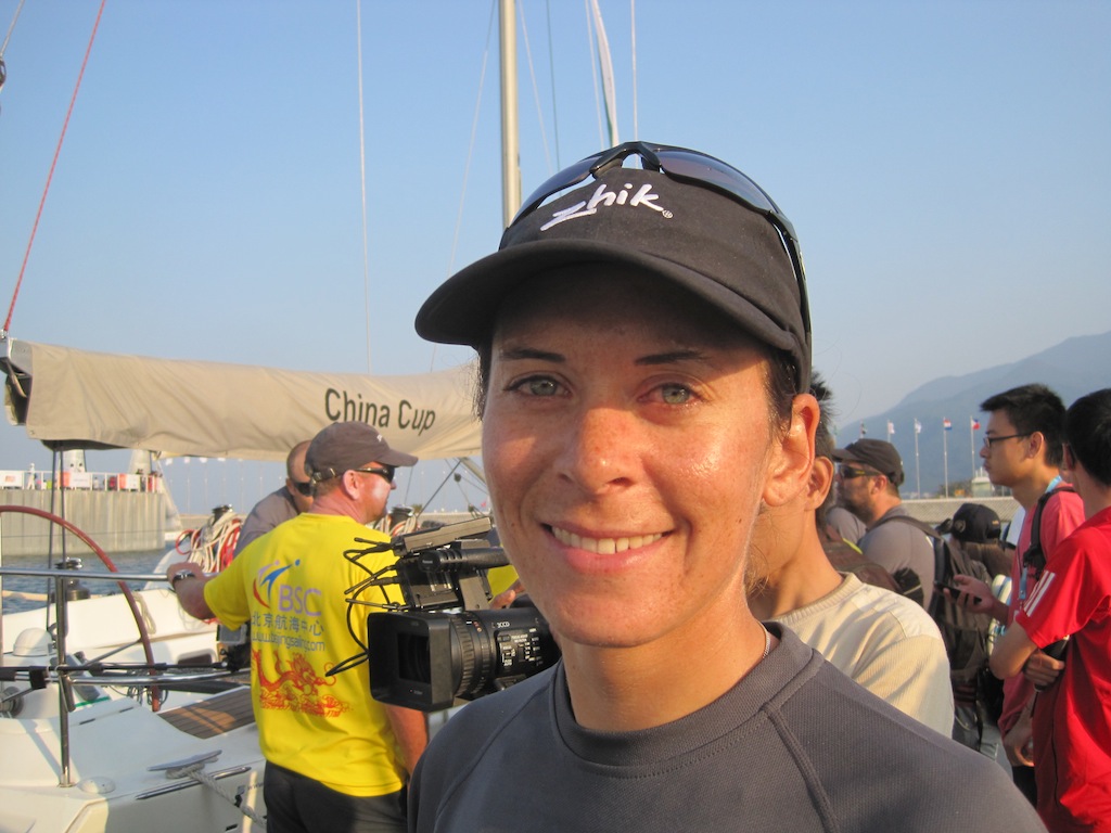 470 Olympic Champion Jo Aleh’s first international keelboat regatta