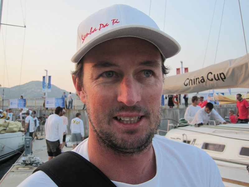 Nathan Wilmot, tactician on Beneteau 40.7, Yo!