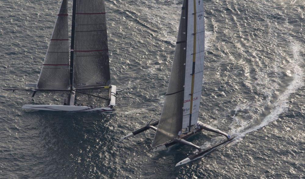 Race 2 of the 33rd America's Cup Race 2 of the 33rd America's Cup